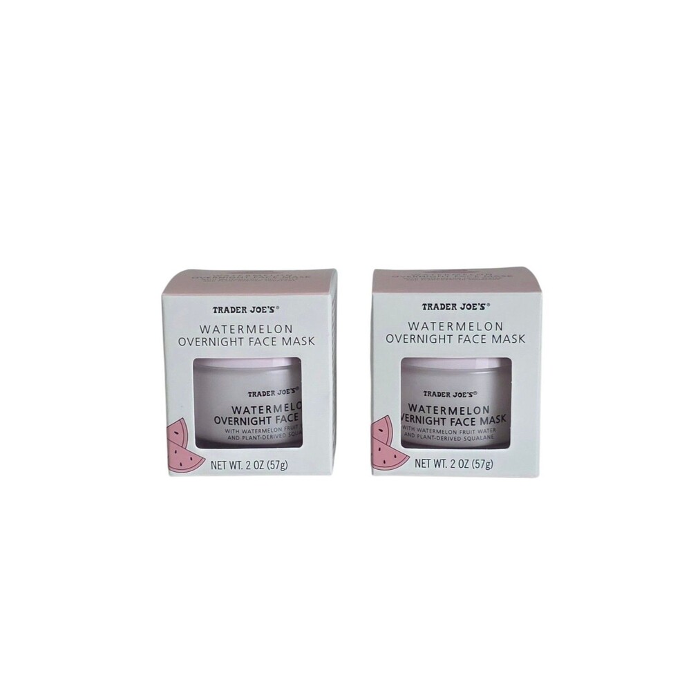 New Trader Joe's Watermelon Overnight Face Mask 2 Oz ~2pk